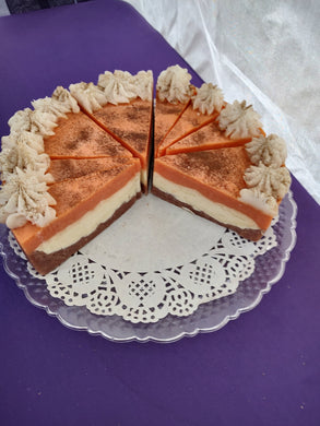 Pumpkin spiced cheesecake soap